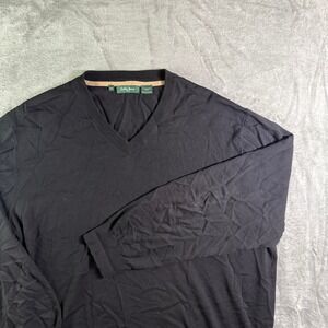 Bobby Jones Merino Wool V-Neck Sweater Pullover Classic XXL